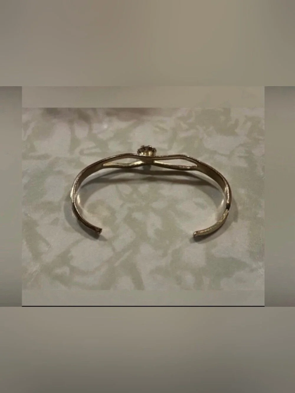 Vintage Gold Tone Baby / Doll Costume Bracelet #9028